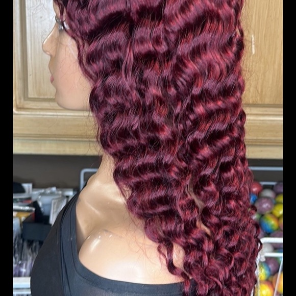 Lot 2111 ❤️New ❤️100% Human Hair 4x4 Lace Front wig T Part 24” - Picture 3 of 9